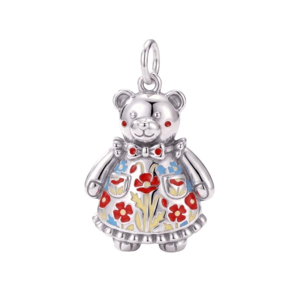 Jewelry Making London - RVS cartoon hangers, miniatuur Britse thema