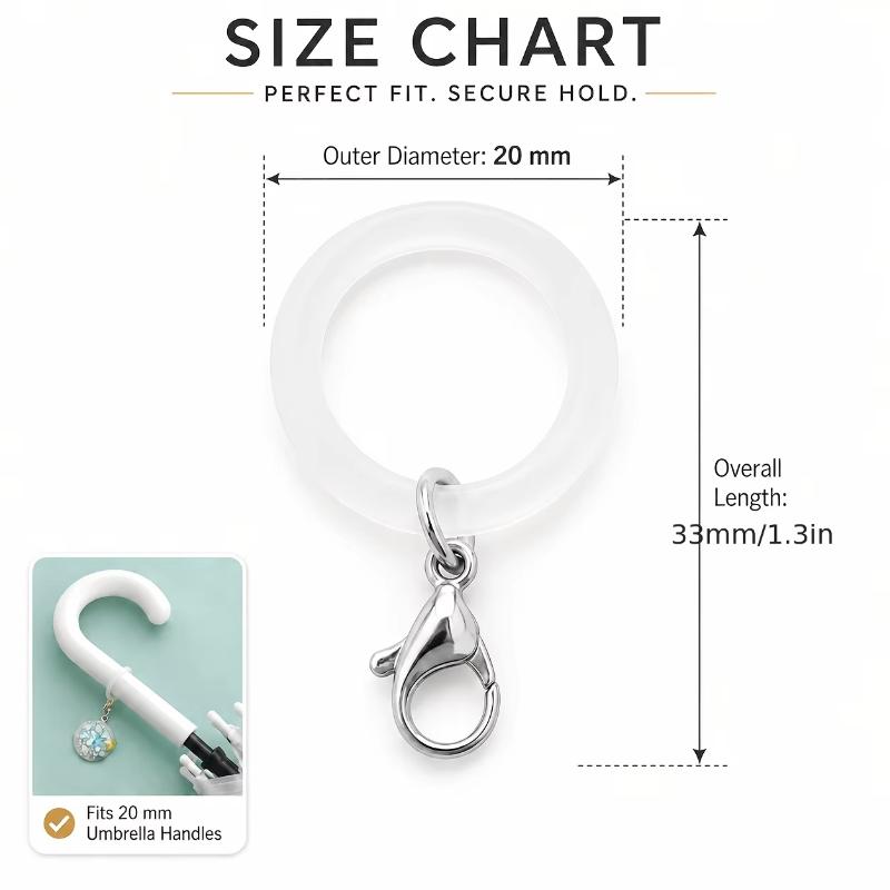 5/10 stuks siliconen paraplugr - Lobster Clasp Silver recensie en prijs