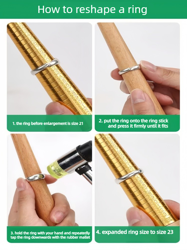 Houten ringmaatdoorn - gereeds - Jewelry Making Machines recensie en prijs