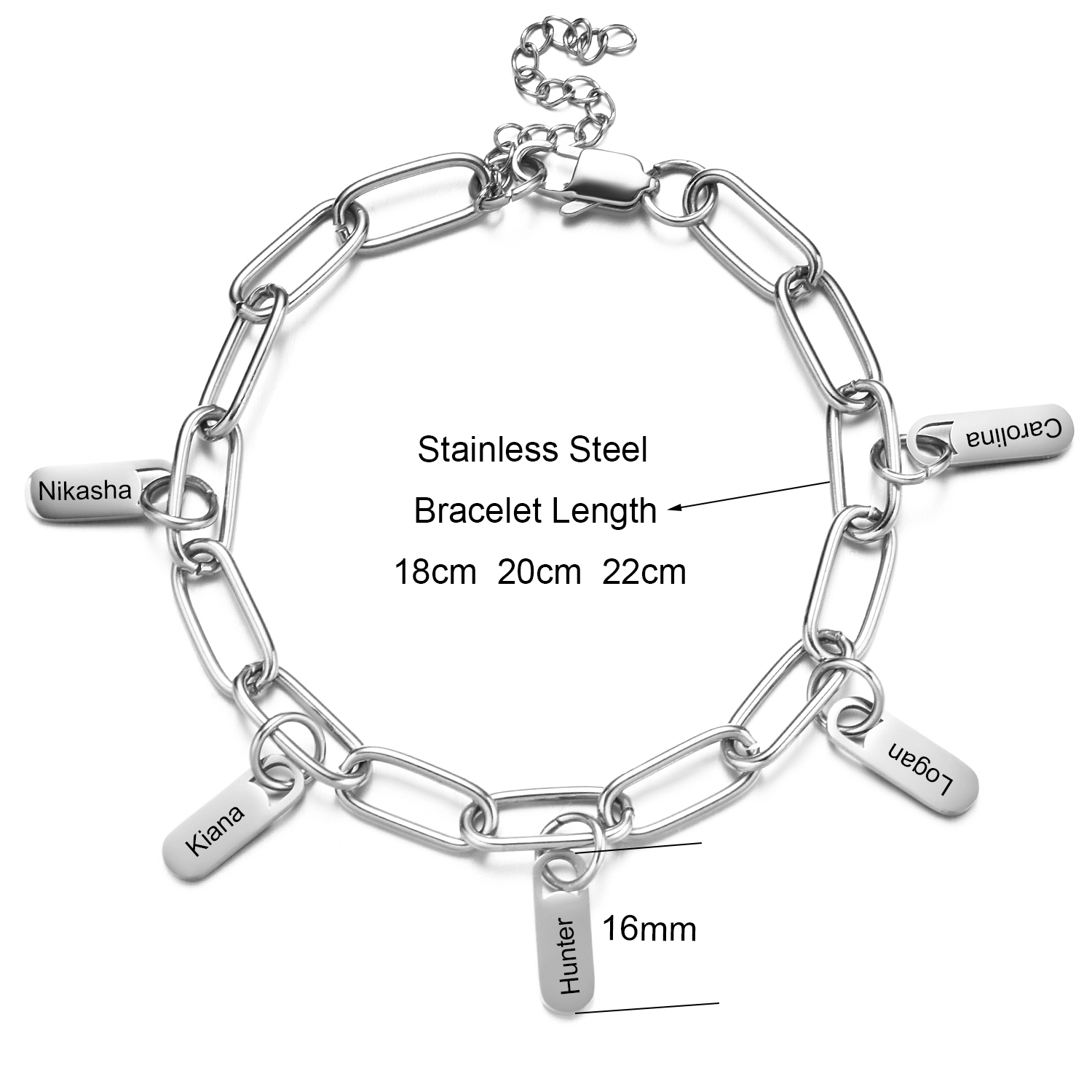 Rvs Sieraden Rory Ketting Link - Lobster Clasp Silver recensie en prijs
